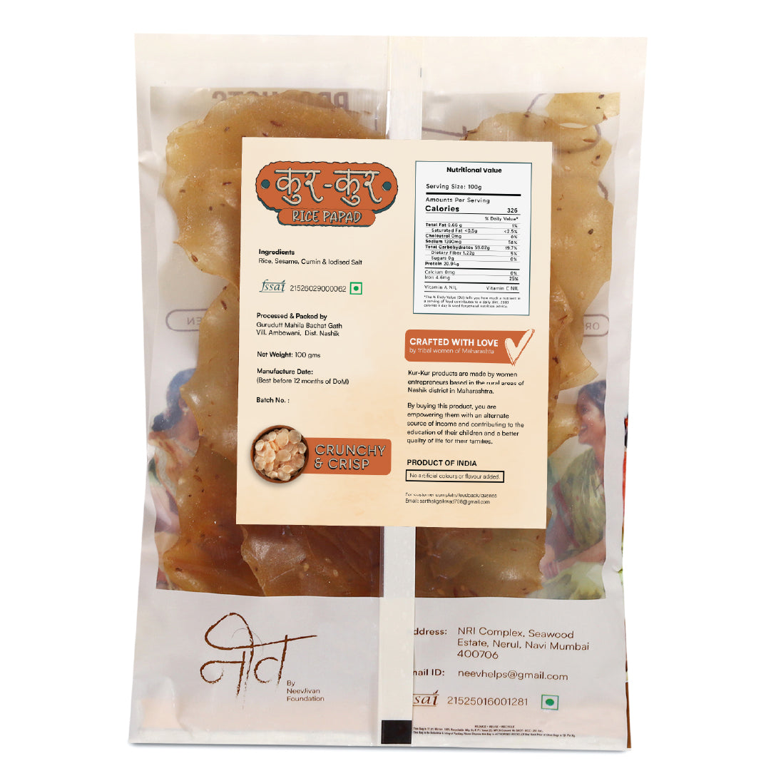 Rice Papad Online | Handmade & Sun-Dried | NeevStore