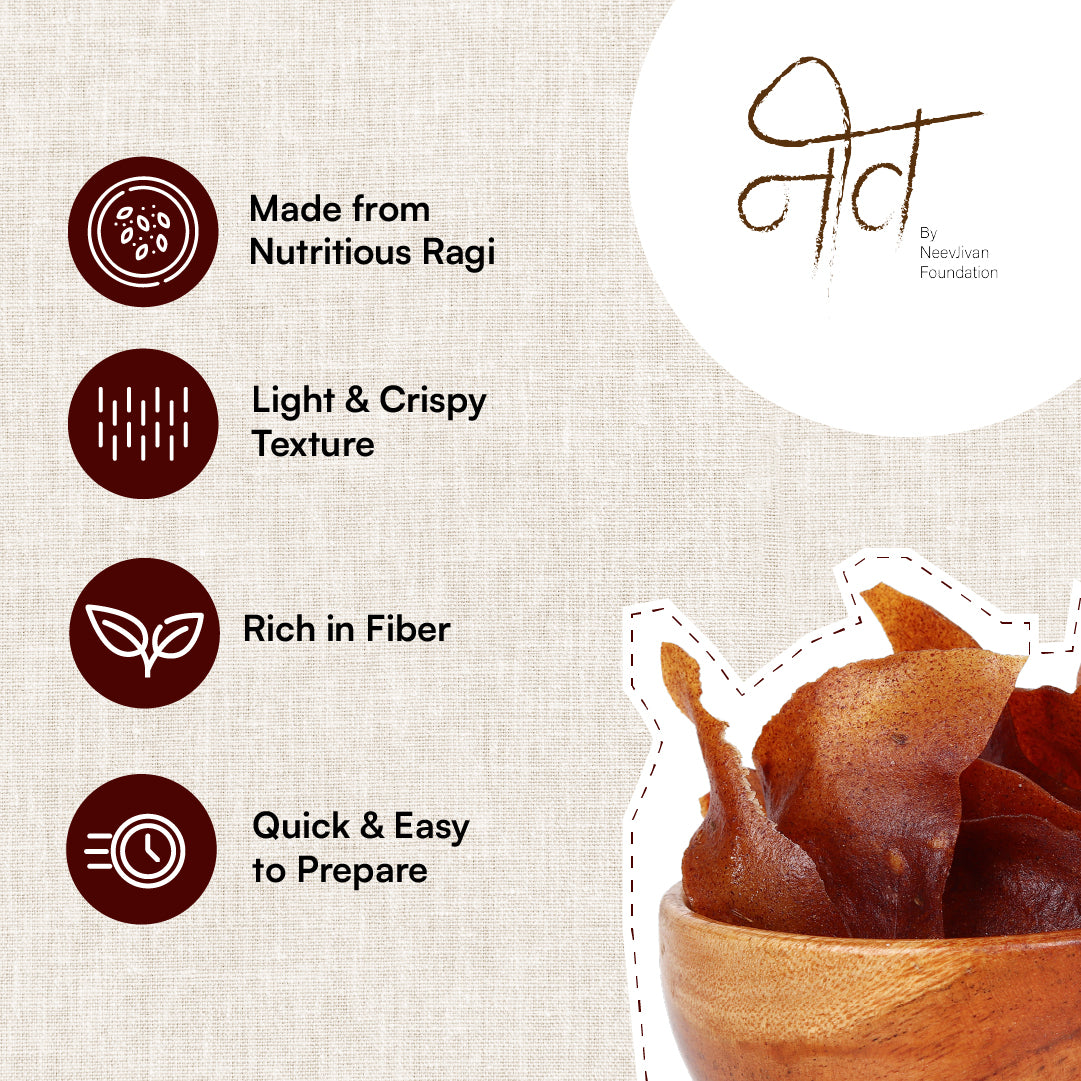 Nagli Millet Papad Online | Handmade & Nutritious | NeevStore