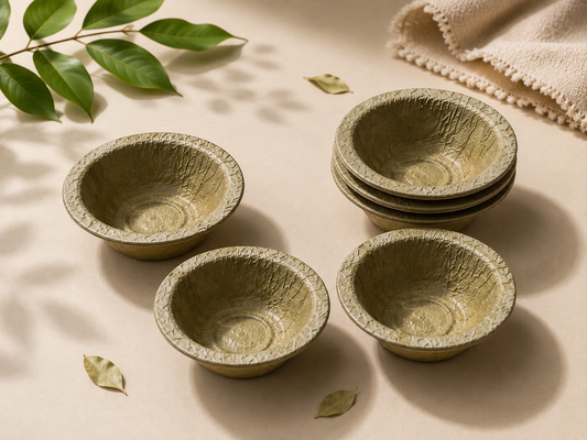 Patravali Leaf Bowls Online | Set of 25 | NeevStore