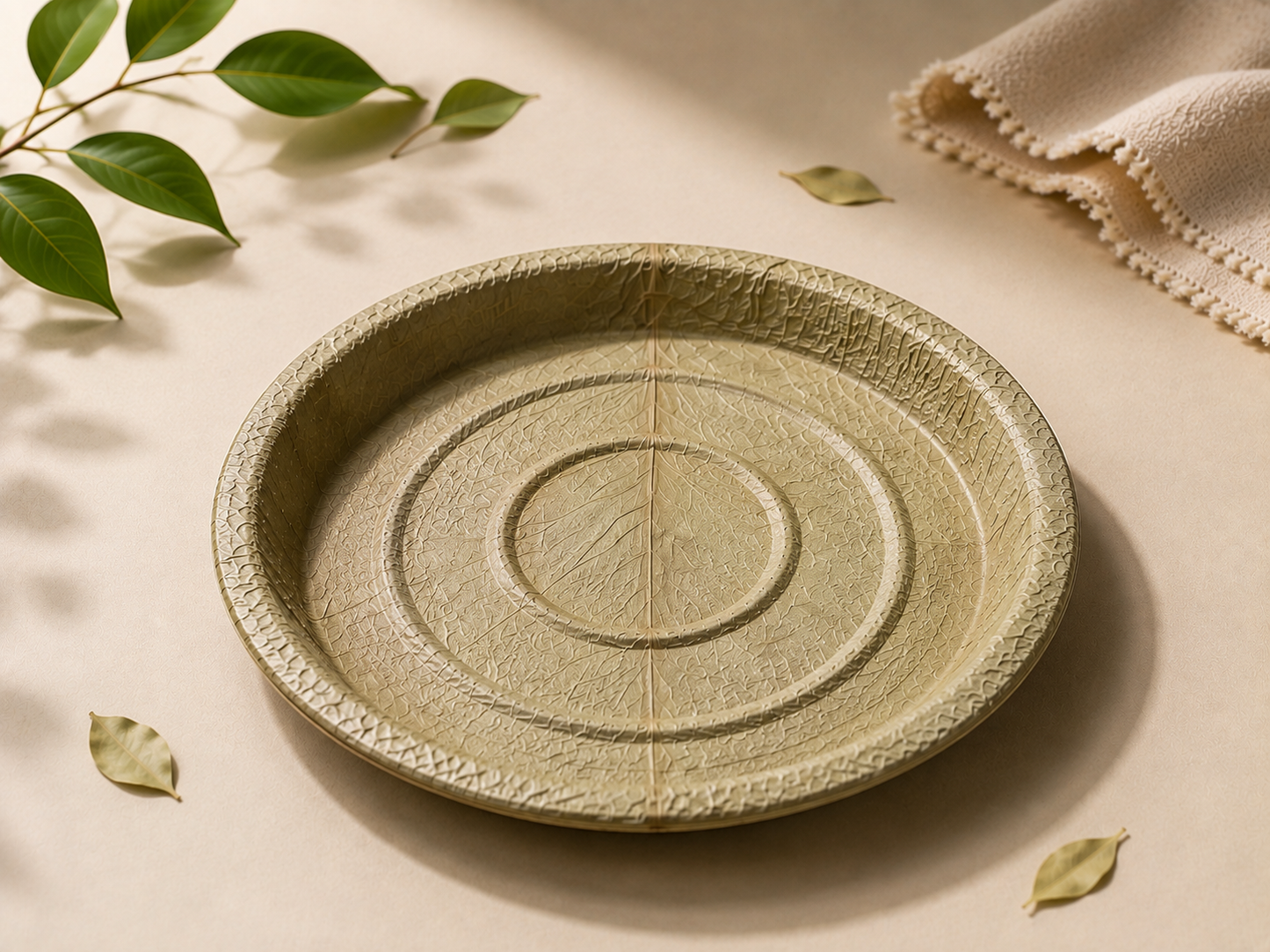 Patravali Leaf Plates Online | Pack of 25 | NeevStore